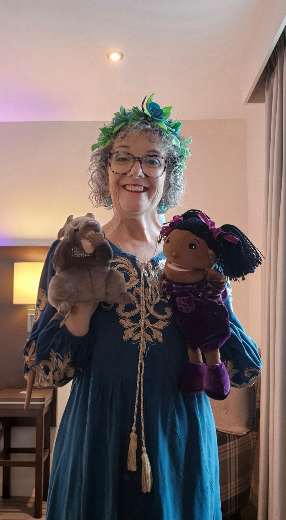 Me and my characters at The Goddess Conference